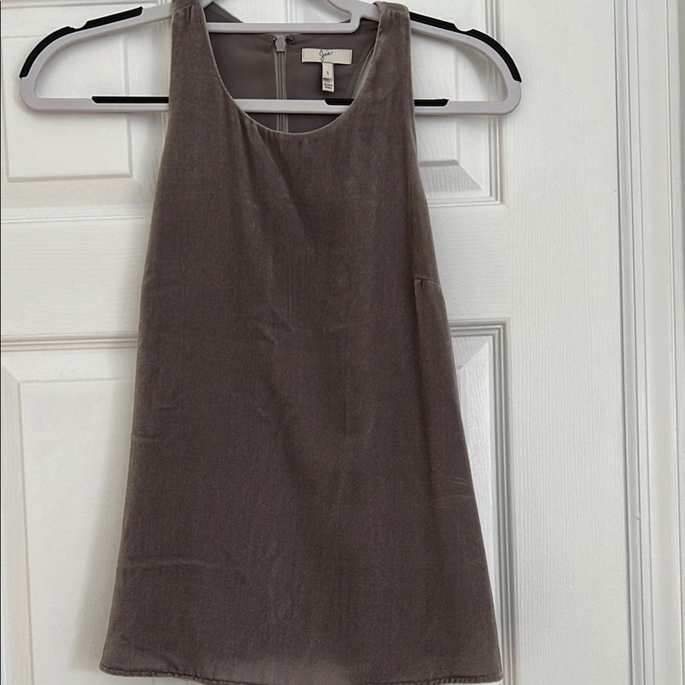 Vince Velvet Sleeveless Top